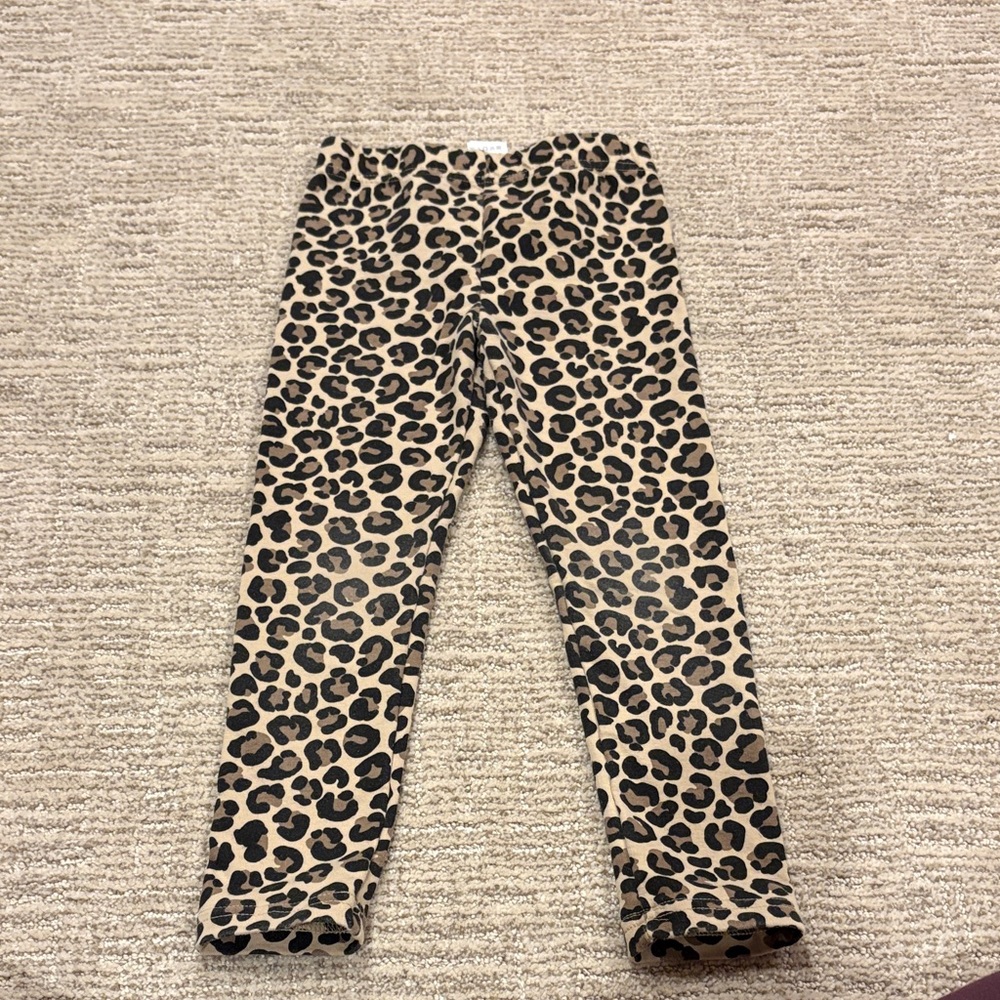 Leopard Print Kids Leggings